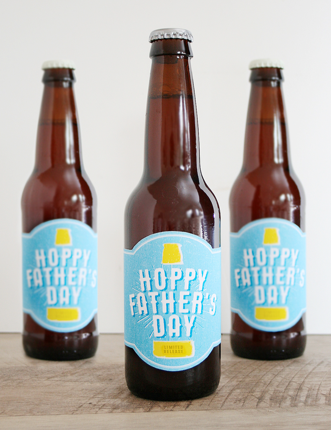 Free Printable! Hoppy Father's Day Beer Label