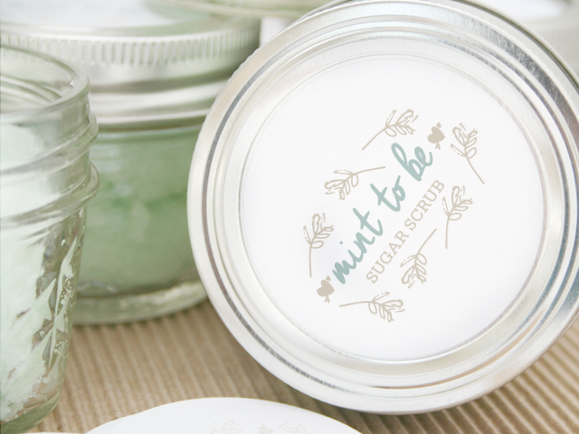 baby shower body scrub favors